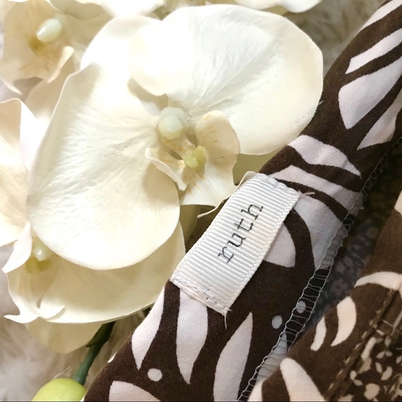 Anthropologie Ruth A-Line Print Skirt 12 - Picture 2 of 6